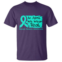 Sexual Assault Awareness T Shirt In April We Wear Teal