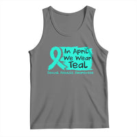 Sexual Assault Awareness Tank Top In April We Wear Teal