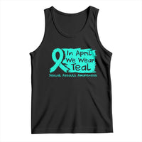 Sexual Assault Awareness Tank Top In April We Wear Teal