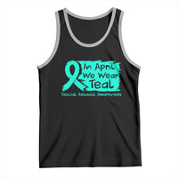 Sexual Assault Awareness Tank Top In April We Wear Teal