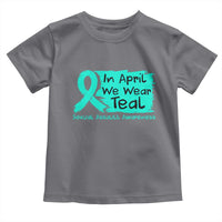 Sexual Assault Awareness Toddler T Shirt In April We Wear Teal