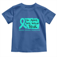 Sexual Assault Awareness Toddler T Shirt In April We Wear Teal