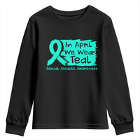 Sexual Assault Awareness Youth Sweatshirt In April We Wear Teal