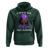 Lupus Awareness Hoodie African American Black Women Fight Lupus Purple Ribbon
