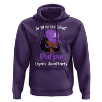 Lupus Awareness Hoodie African American Black Women Fight Lupus Purple Ribbon
