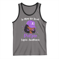 Lupus Awareness Tank Top African American Black Women Fight Lupus Purple Ribbon
