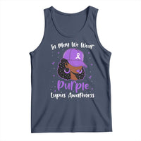 Lupus Awareness Tank Top African American Black Women Fight Lupus Purple Ribbon