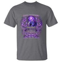 Lupus Awareness T Shirt Lion Purple Ribbon My God Is Stronger Than Lupus