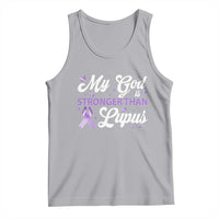 My God Is Bigger Than Lupus Tank Top Purple Ribbon