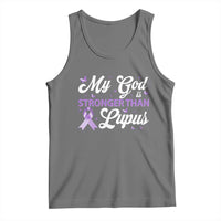 My God Is Bigger Than Lupus Tank Top Purple Ribbon
