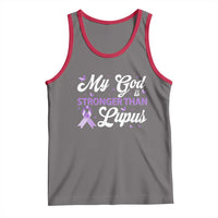 My God Is Bigger Than Lupus Tank Top Purple Ribbon