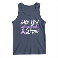 My God Is Bigger Than Lupus Tank Top Purple Ribbon