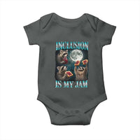 Inclusion Is My Jam Baby Onesie Raccoon Meme Neurodiversity SPED Teacher Gift