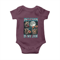 Inclusion Is My Jam Baby Onesie Raccoon Meme Neurodiversity SPED Teacher Gift
