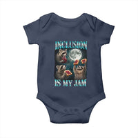 Inclusion Is My Jam Baby Onesie Raccoon Meme Neurodiversity SPED Teacher Gift