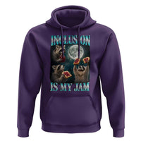 Inclusion Is My Jam Hoodie Raccoon Meme Neurodiversity SPED Teacher Gift