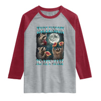 Inclusion Is My Jam Raglan Shirt Raccoon Meme Neurodiversity SPED Teacher Gift