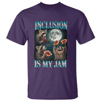 Inclusion Is My Jam T Shirt Raccoon Meme Neurodiversity SPED Teacher Gift