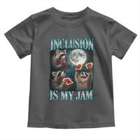 Inclusion Is My Jam Toddler T Shirt Raccoon Meme Neurodiversity SPED Teacher Gift