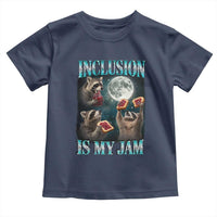 Inclusion Is My Jam Toddler T Shirt Raccoon Meme Neurodiversity SPED Teacher Gift