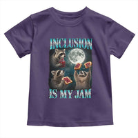 Inclusion Is My Jam Toddler T Shirt Raccoon Meme Neurodiversity SPED Teacher Gift