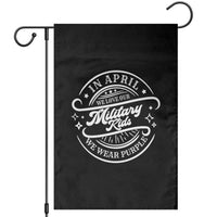Purple Up For Military Kids Garden Flag Military Children Month