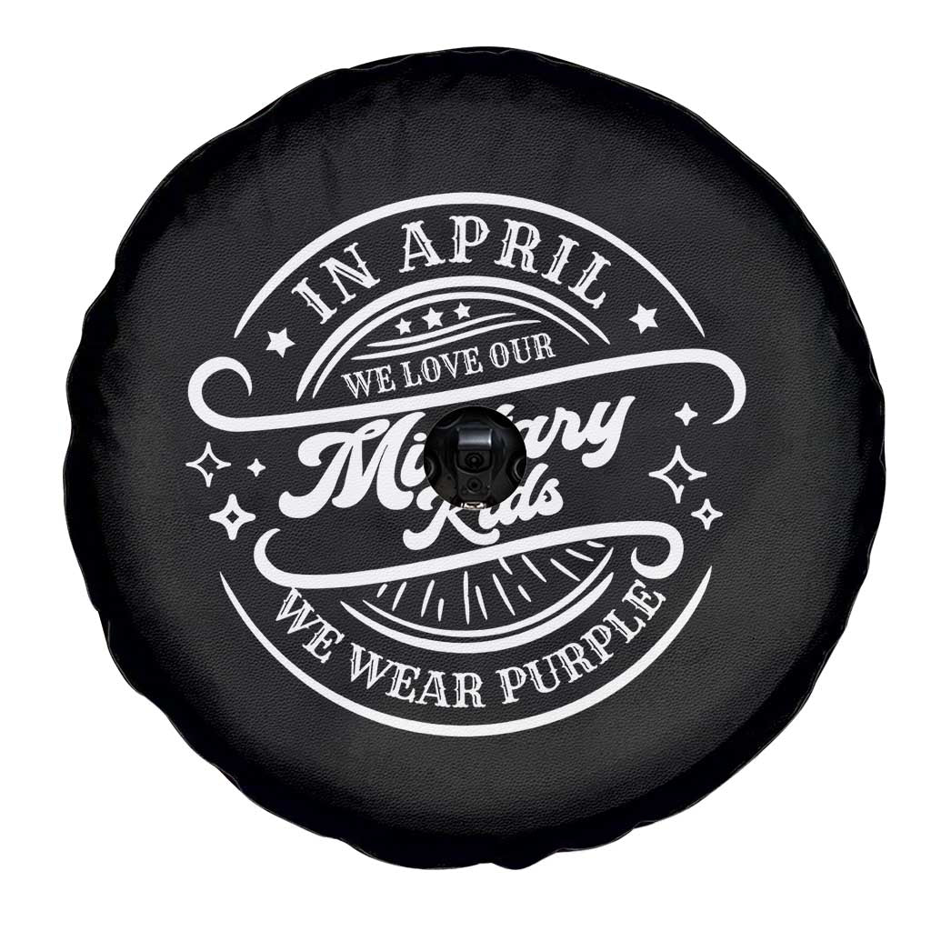Purple Up For Military Kids Spare Tire Cover Military Children Month