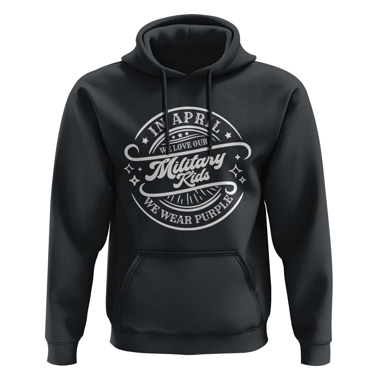 Purple Up For Military Kids Hoodie Military Children Month