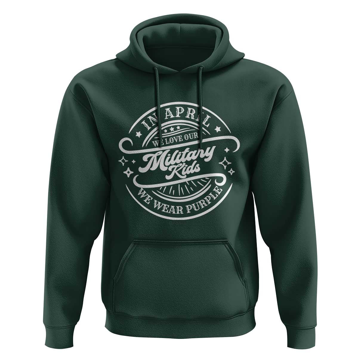 Purple Up For Military Kids Hoodie Military Children Month