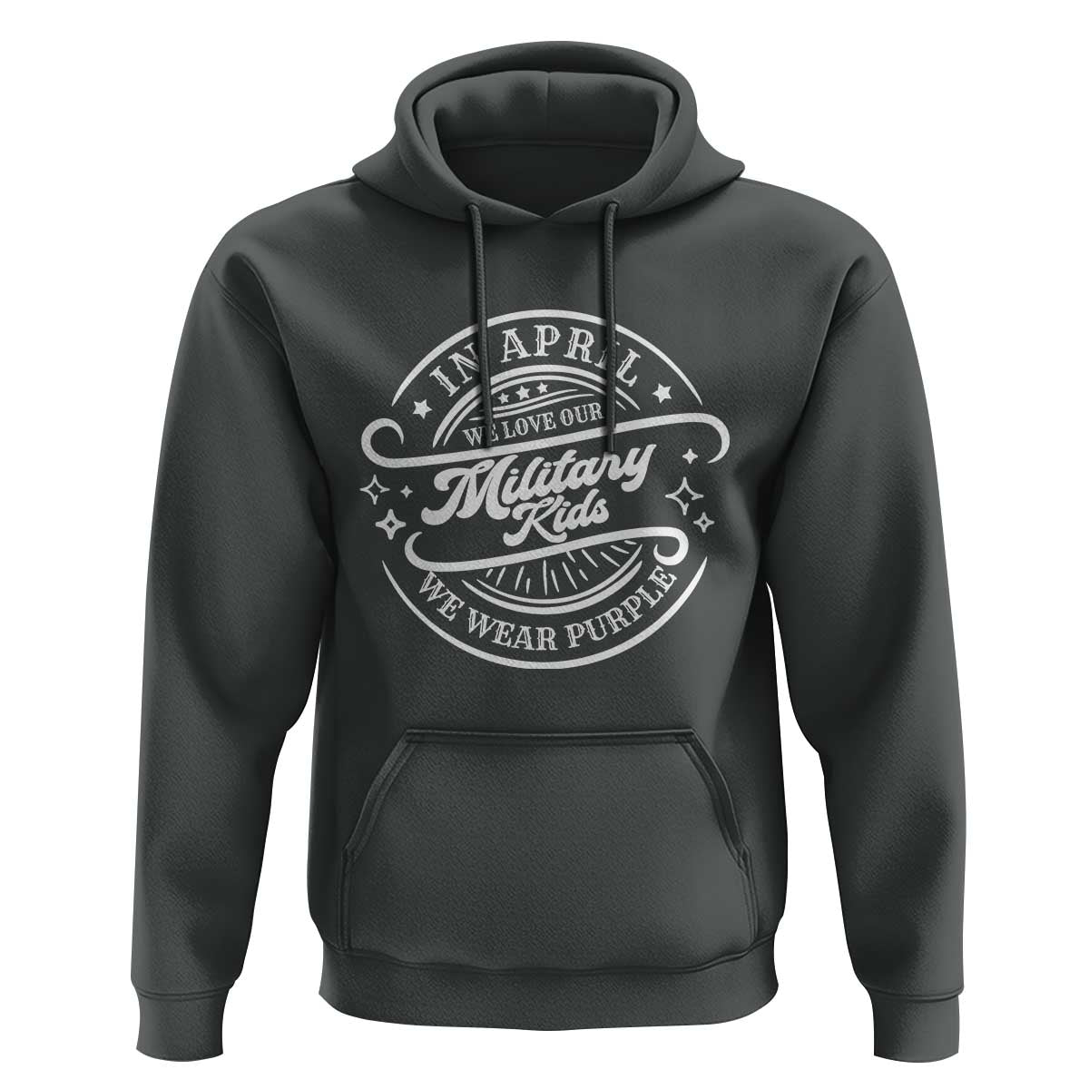Purple Up For Military Kids Hoodie Military Children Month
