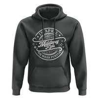 Purple Up For Military Kids Hoodie Military Children Month