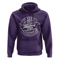 Purple Up For Military Kids Hoodie Military Children Month