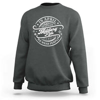 Purple Up For Military Kids Sweatshirt Military Children Month