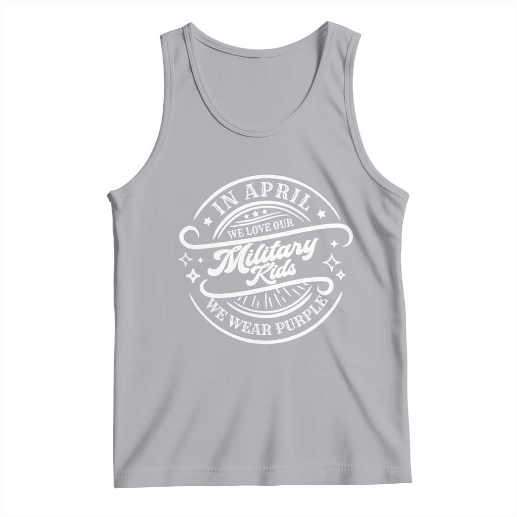 Purple Up For Military Kids Tank Top Military Children Month