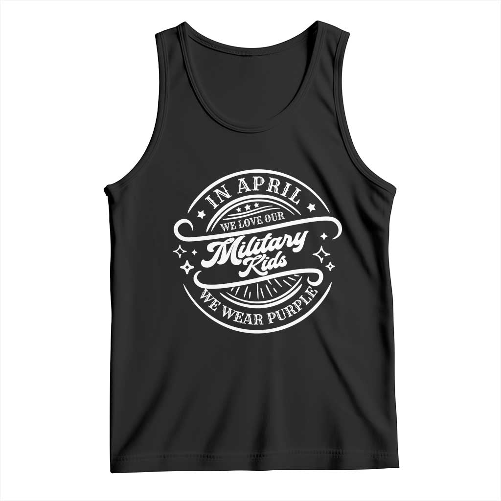 Purple Up For Military Kids Tank Top Military Children Month