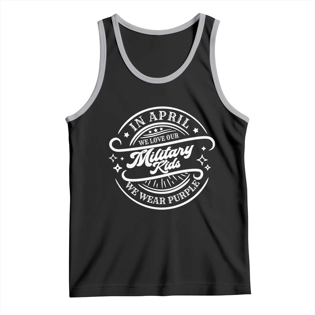 Purple Up For Military Kids Tank Top Military Children Month
