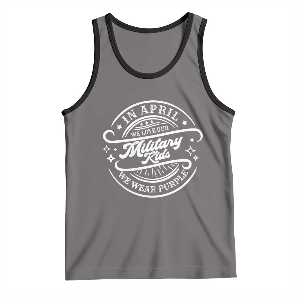 Purple Up For Military Kids Tank Top Military Children Month