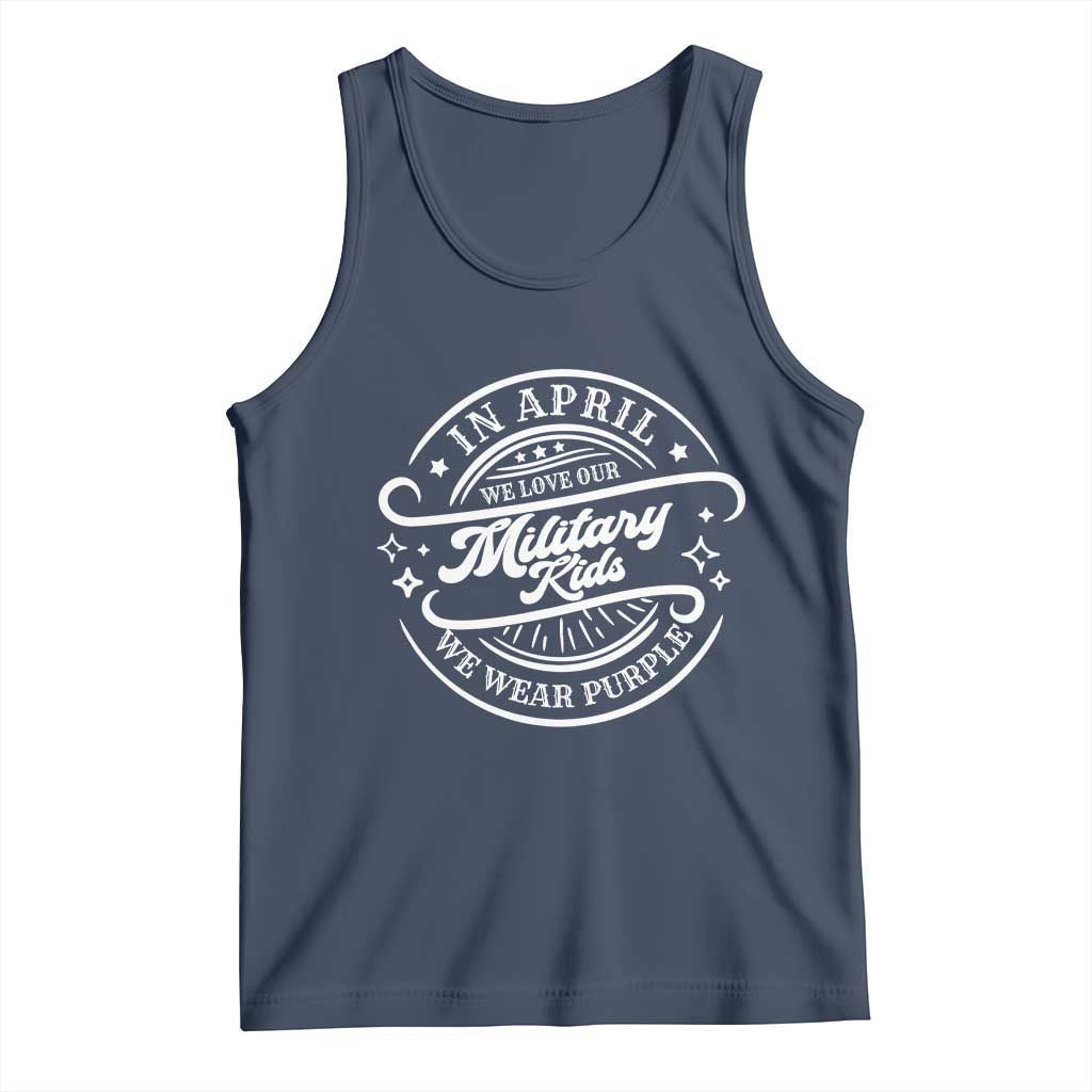Purple Up For Military Kids Tank Top Military Children Month