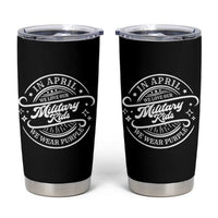 Purple Up For Military Kids Tumbler Cup Military Children Month