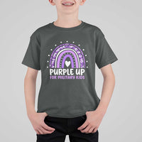 Purple Up For Military Kids T Shirt For Kid Month Of Military Child Army Rainbow