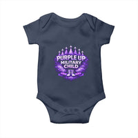 Purple Up Military Child Baby Onesie Proud Military Kid