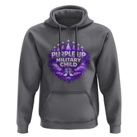 Purple Up Military Child Hoodie Proud Military Kid