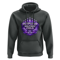Purple Up Military Child Hoodie Proud Military Kid