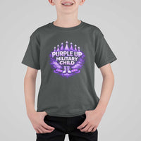 Purple Up Military Child T Shirt For Kid Proud Military Kid