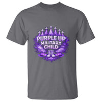 Purple Up Military Child T Shirt Proud Military Kid