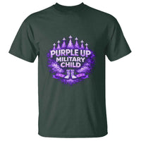 Purple Up Military Child T Shirt Proud Military Kid