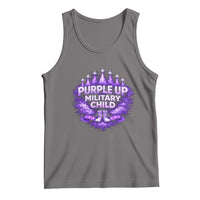 Purple Up Military Child Tank Top Proud Military Kid