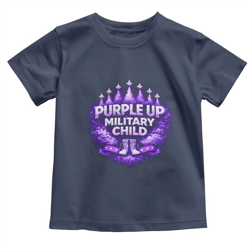 Purple Up Military Child Toddler T Shirt Proud Military Kid