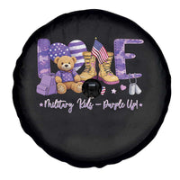 Purple Up Military Kids Spare Tire Cover Month Of Military Child Army