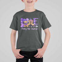 Purple Up Military Kids T Shirt For Kid Month Of Military Child Army